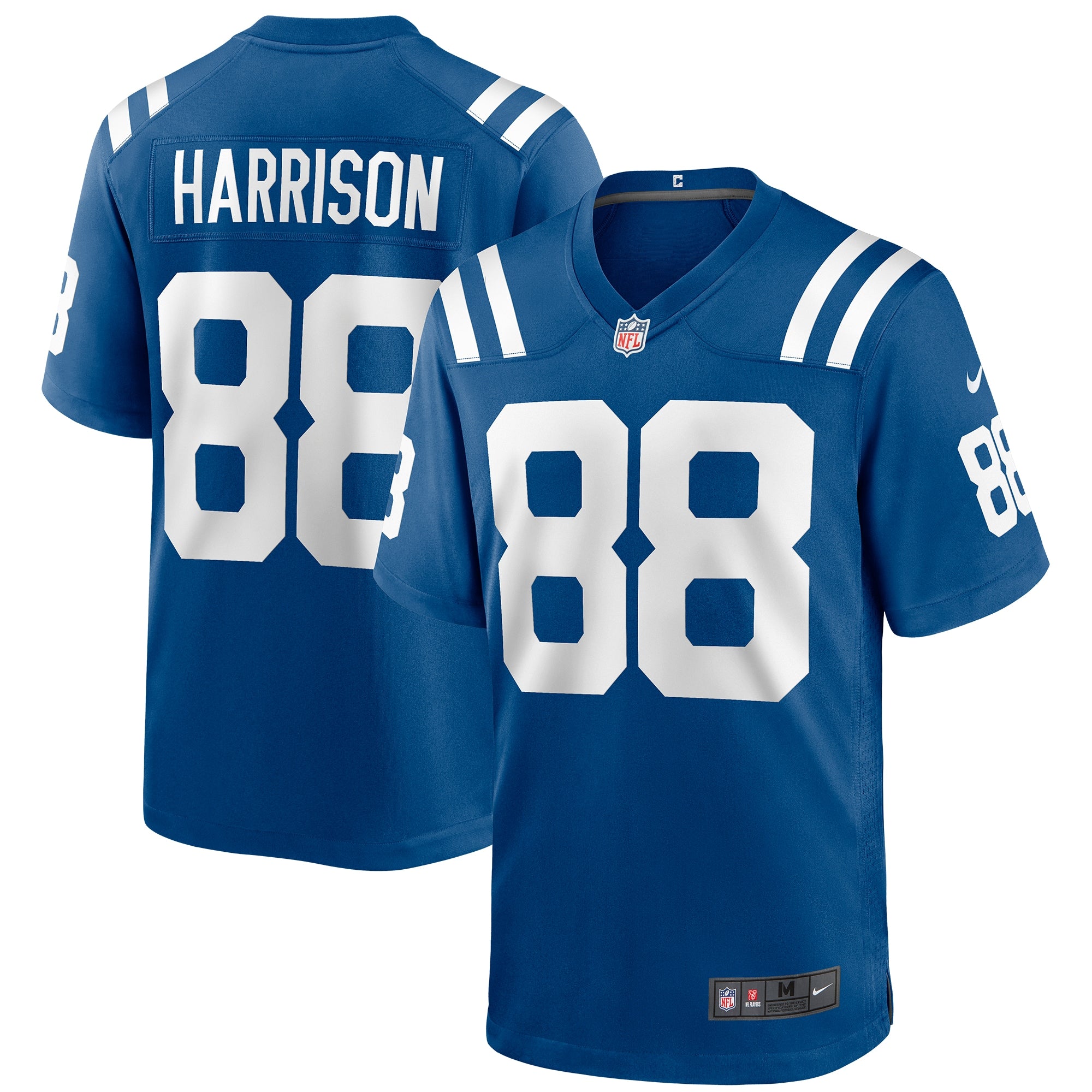 Marvin Harrison Indianapolis Colts Nike Indiana Nights Alternate Game Jersey - Royal/Royal/White - Image 7