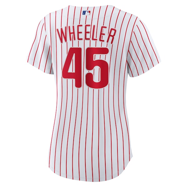 Zack Wheeler Philadelphia Phillies Nike Women's Home Replica Jersey - White - Image 3