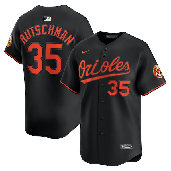 Adley Rutschman Baltimore Orioles Nike Alternate Limited Player Jersey - Black/White - Image 2