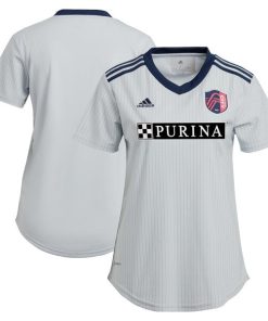 St. Louis City SC adidas Women's 2024 The Spirit Kit Replica Jersey - Gray