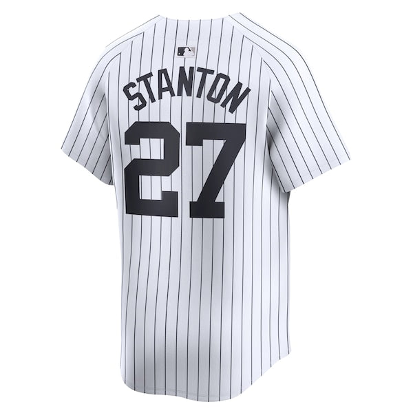 Giancarlo Stanton New York Yankees Nike Home Limited Player Jersey - White - Image 3