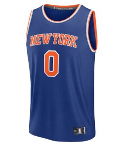 Alternative view of Donte DiVincenzo New York Knicks  Fast Break Replica Player Jersey - Icon Edition - Royal
