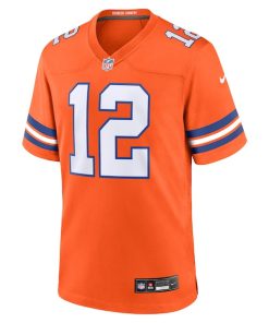 Alternative view of Tim Patrick Denver Broncos Nike Mile High Collection 1977 Throwback Player Game Jersey - Orange