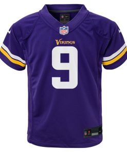 Alternative view of J.J. McCarthy Minnesota Vikings Nike Toddler Game Jersey - Purple