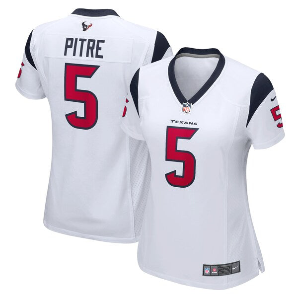 Jalen Pitre Houston Texans Nike Women's Game Player Jersey - White/Navy - Image 2