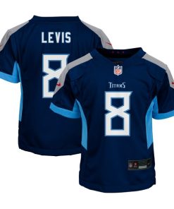 Will Levis Tennessee Titans Nike Toddler Game Jersey - Navy/Light Blue