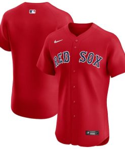 Alternative view of Boston Red Sox Nike Alternate Elite Jersey - Red