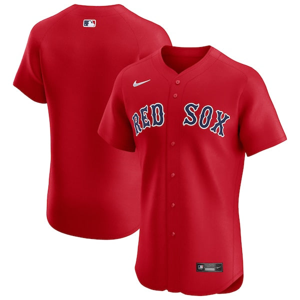 Boston Red Sox Nike Alternate Elite Jersey - Red - Image 2
