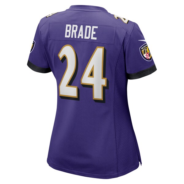 Beau Brade Baltimore Ravens Nike Women's Game Jersey - Purple - Image 3