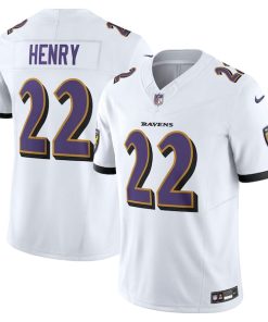 Alternative view of Derrick Henry Baltimore Ravens Nike Vapor F.U.S.E. Limited Jersey - White/Purple/Black