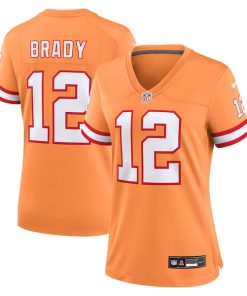 Tom Brady Tampa Bay Buccaneers Nike Women's Player Jersey - Orange