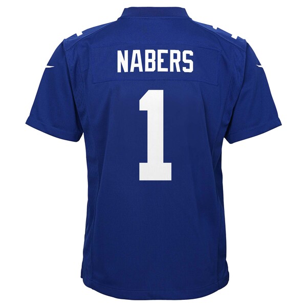 Malik Nabers New York Giants Nike Youth Game Jersey - Royal - Image 3