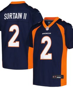 Patrick Surtain II Denver Broncos Nike Youth Game Jersey - Navy
