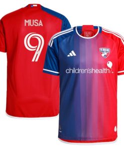 Petar Musa FC Dallas adidas 2024 After Burner Authentic Player Jersey - Navy