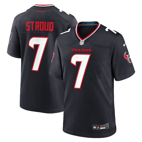 C.J. Stroud Houston Texans Nike Game Jersey - Navy/Red/White - Image 2