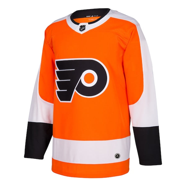 Philadelphia Flyers adidas Home Authentic Blank Jersey - Orange - Image 2