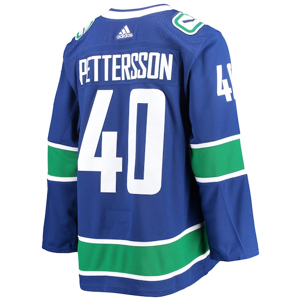 Elias Pettersson Vancouver Canucks adidas 2020/21 Authentic Home Player Jersey - Blue - Image 4