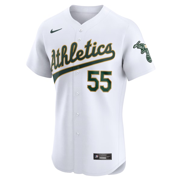 Adrian Martinez Oakland Athletics Nike Home Elite Player Jersey - White - Image 3