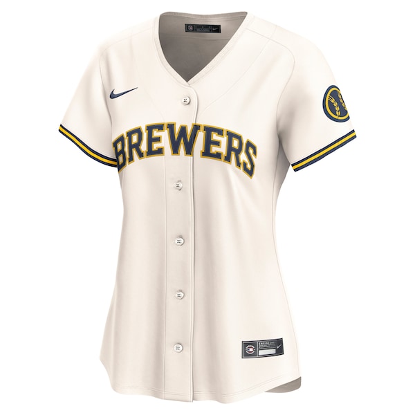 Milwaukee Brewers Nike Women's Home Limited Jersey - Cream - Image 2