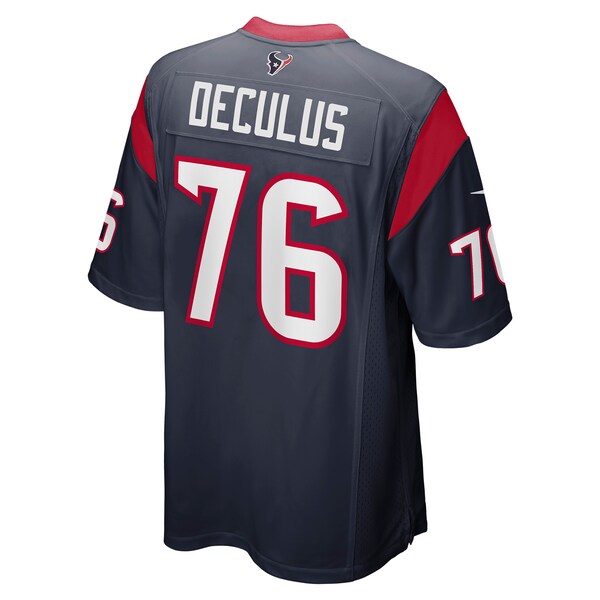 Austin Deculus Houston Texans Nike Game Player Jersey - Navy - Image 3