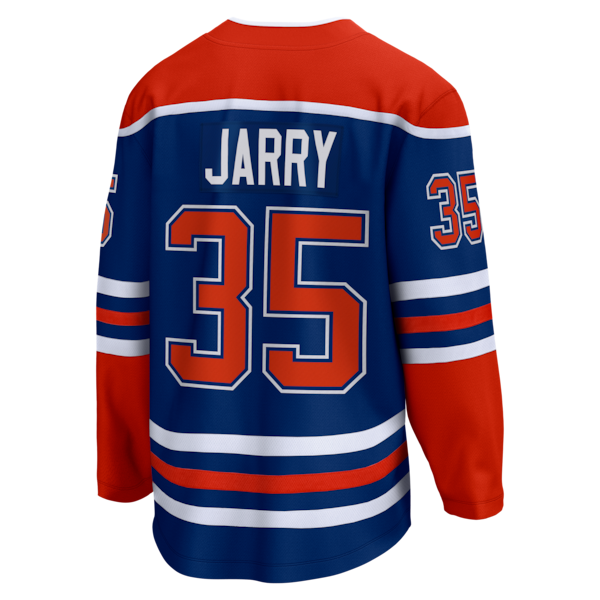 Tristan Jarry Edmonton Oilers Home Premier Breakaway Player Jersey - Royal - Image 3