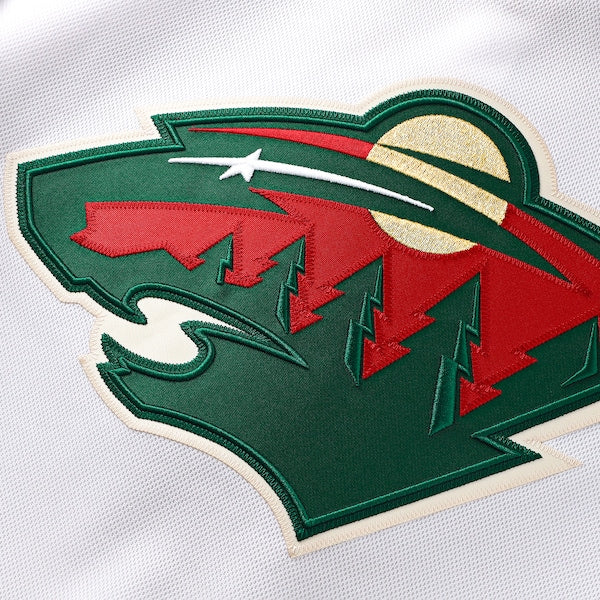 Minnesota Wild Away Premium Custom Jersey - White/Green - Image 5