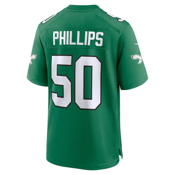 Jaelan Phillips Philadelphia Eagles Nike Alternate 2 Game Jersey - Kelly Green/White/Green - Image 4