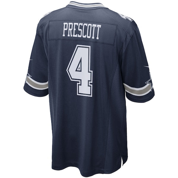 Dak Prescott Dallas Cowboys Nike Game Team Jersey - Navy/White - Image 4