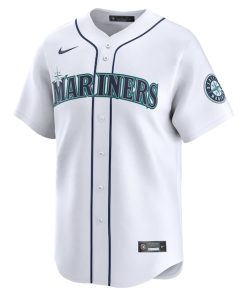 Alternative view of Ty France Seattle Mariners Nike Home Limited Player Jersey - White