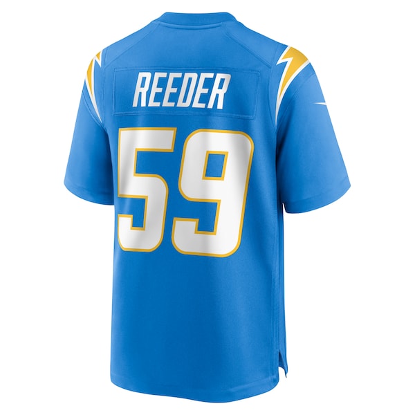Troy Reeder Los Angeles Chargers Nike Team Game Jersey - Powder Blue - Image 3