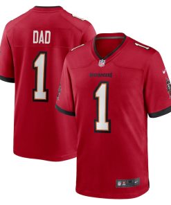 Number 1 Dad Tampa Bay Buccaneers Nike Game Jersey - Red