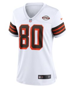 Alternative view of Jarvis Landry Cleveland Browns Nike Women's 1946 Collection Alternate Game Jersey - White