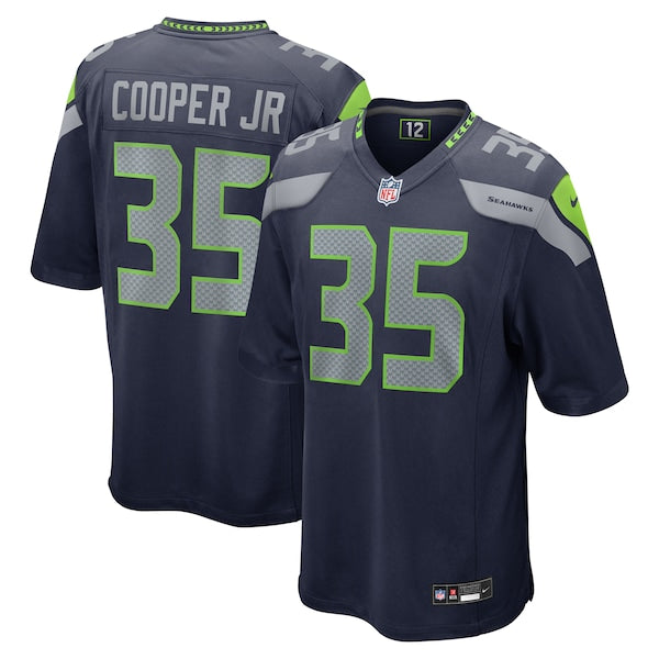 Ryan Cooper Jr. Seattle Seahawks Nike Team Game Jersey - College Navy