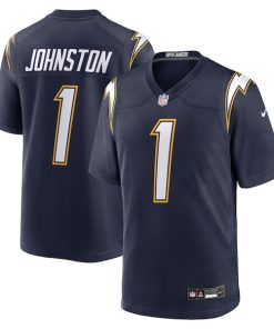 Quentin Johnston Los Angeles Chargers Nike Alternate Super Chargers Game Player Jersey - Navy/Powder Blue/Gold
