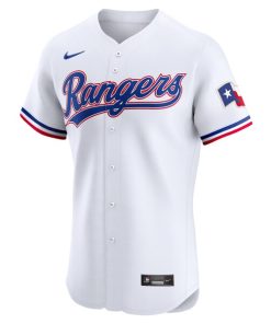 Alternative view of Jonathan Hern¨¢ndez Texas Rangers Nike Home Elite Player Jersey - White