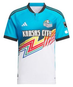 Alternative view of Sporting Kansas City adidas 2024 Archive Custom Authentic Jersey - White