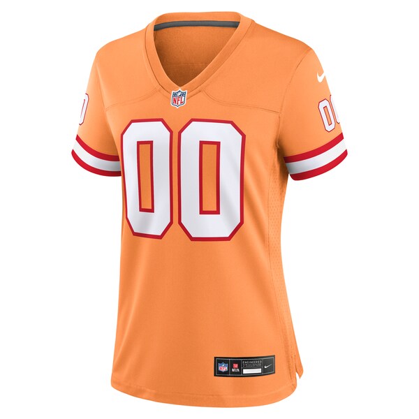 Tampa Bay Buccaneers Nike Women's Custom Throwback Game Jersey - Orange - Image 2