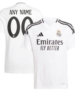 Alternative view of Los Merengues adidas Youth 2024/25 Home Replica Custom Jersey - White