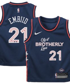Joel Embiid Philadelphia 76ers Nike Toddler Swingman Replica Jersey - City Edition - Navy