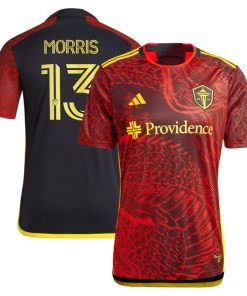 Jordan Morris Seattle Sounders FC adidas 2024 The Bruce Lee Kit Replica Player Jersey?¨C Red