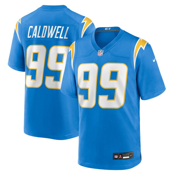 Jamaree Caldwell Los Angeles Chargers Nike Team Game Jersey - Powder Blue