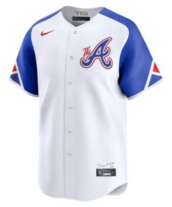 Alternative view of Atlanta Braves Nike City Connect Limited Jersey - White
