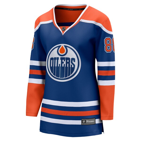 Andrew Mangiapane Edmonton Oilers Women's Home Breakaway Jersey - Royal - Image 2