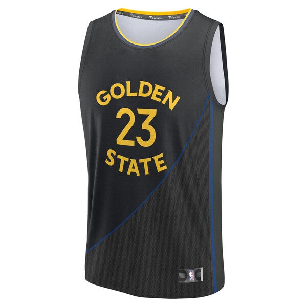 Draymond Green Golden State Warriors Fast Break Replica Player Jersey - Statement Edition - Black - Image 3