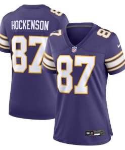 T.J. Hockenson Minnesota Vikings Nike Women's Classic Player Game Jersey - Purple