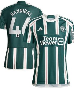 Hannibal Mejbri Manchester United adidas Replica Player Jersey?¨C Green