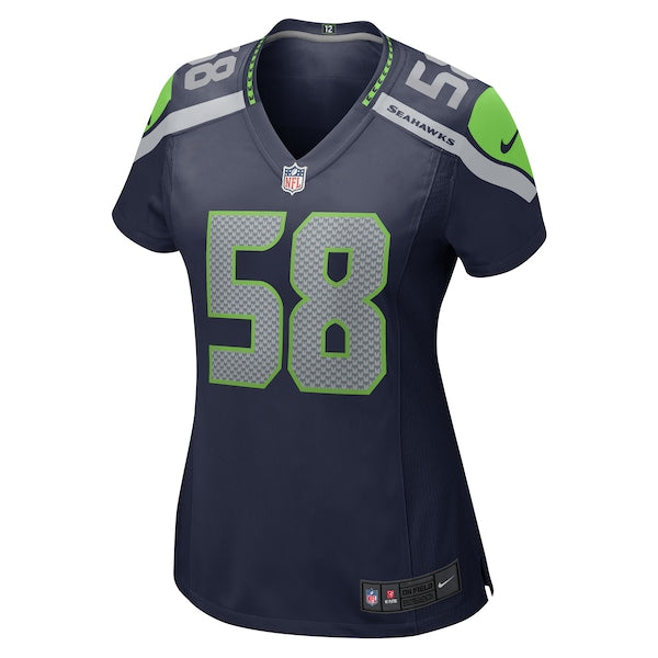 Derick Hall Seattle Seahawks Nike Women's Game Jersey - College Navy - Image 2