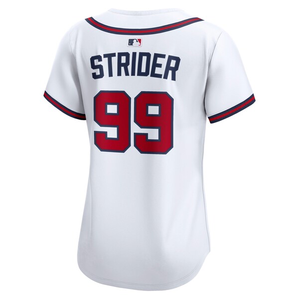 Spencer Strider Atlanta Braves Nike Women's Home Limited Player Jersey?ยจC White - Image 3