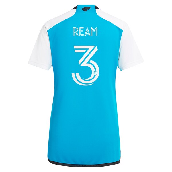 Tim Ream Charlotte FC adidas Women's 2024 The Carolina Kit: Explore Replica Player Jersey - Blue - Image 3