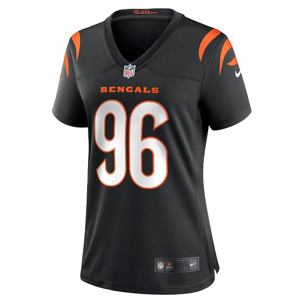 Cam Sample Cincinnati Bengals Nike Women's Game Jersey - Black - Image 2